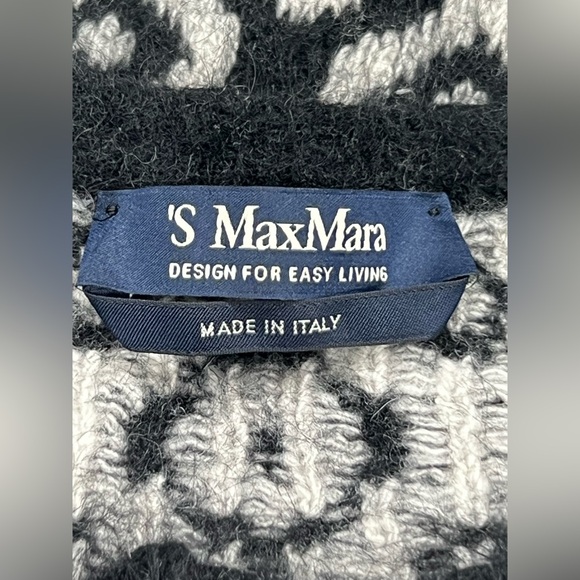 S Max Mara Women Cardigan Large Wool Mohair Cashmere Italy - Picture 2 of 9